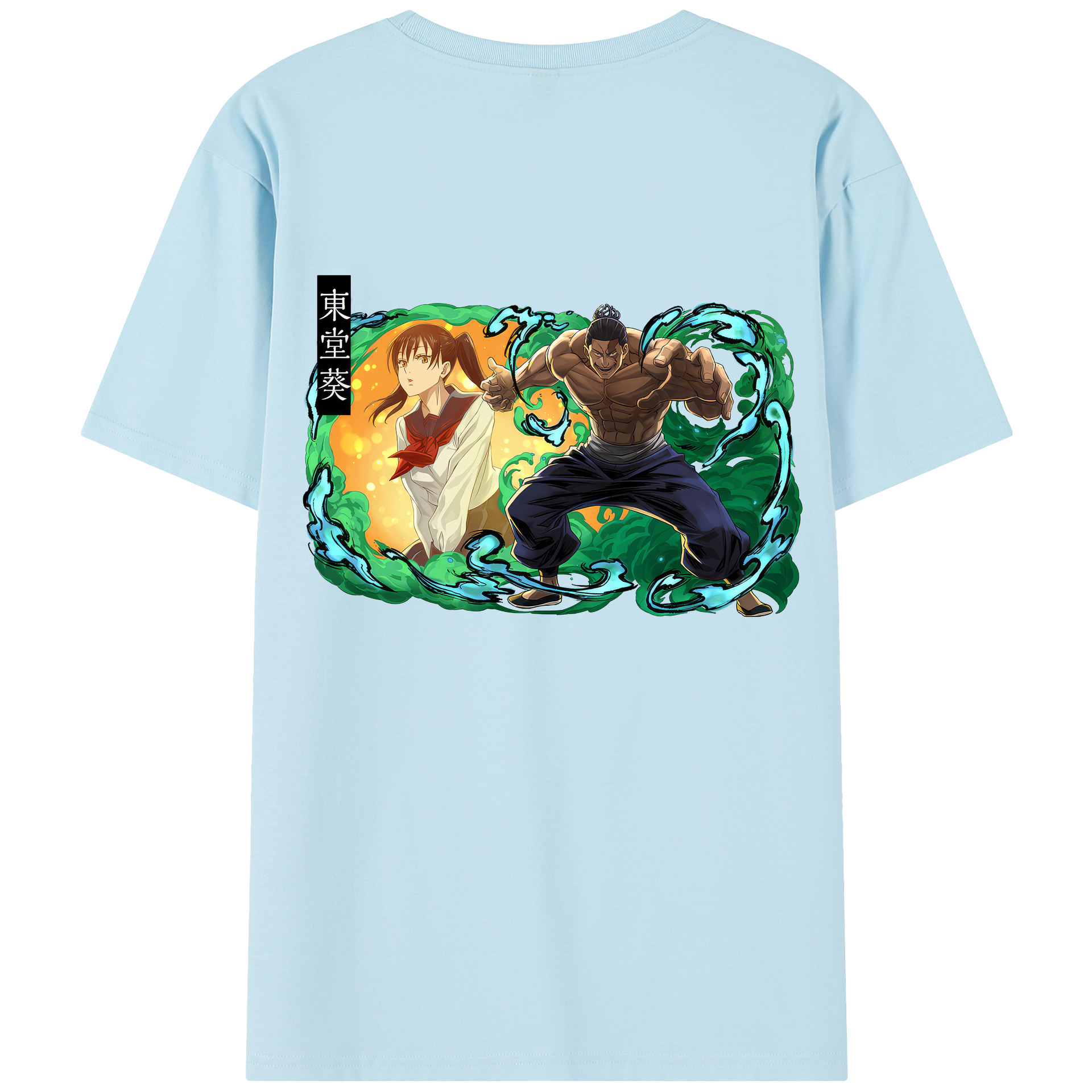 （画像用） 呪術廻戦 Jujutsu Kaisen 綿100％半袖Tシャツ（背面プリント）